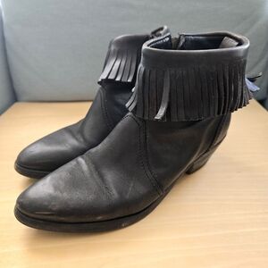 ALLSAINTS Bonny Cuban Fringe Boot - UK 6 / 39 - Brown